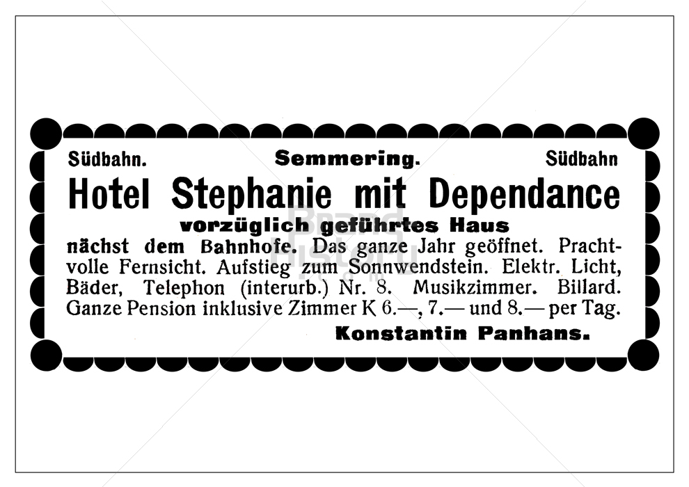 Hotel Stephanie, Semmering