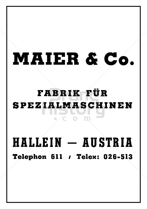MAIER & Co., HALLEIN