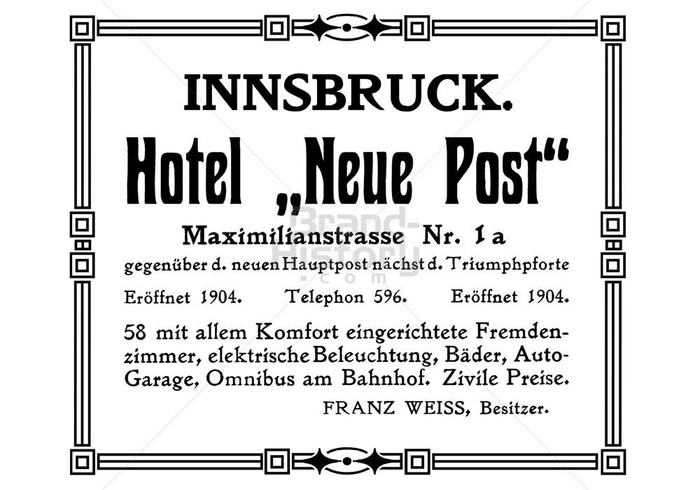 Hotel "Neue Post", Innsbruck