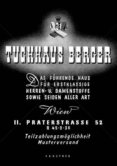 TUCHHAUS BERGER, WIEN