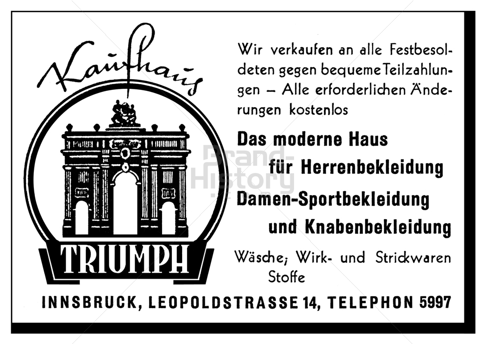 Kaufhaus TRIUMPH, INNSBRUCK