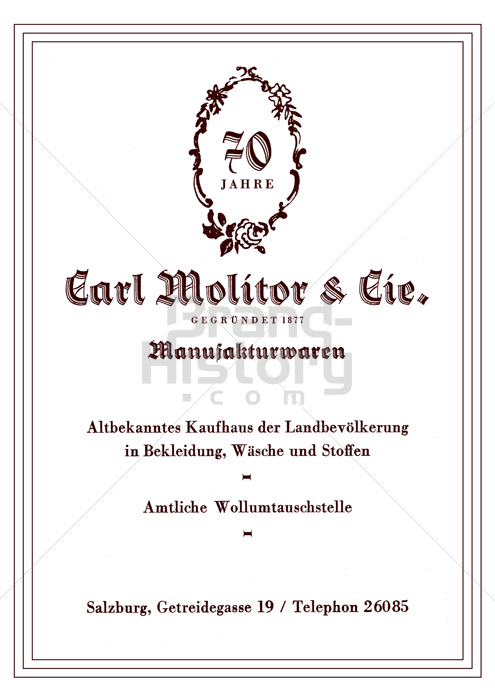 Carl Molitor & Cie., Salzburg
