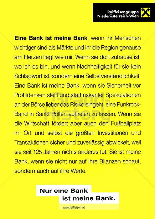 Raiffeisen Landesbank NÖ/Wien