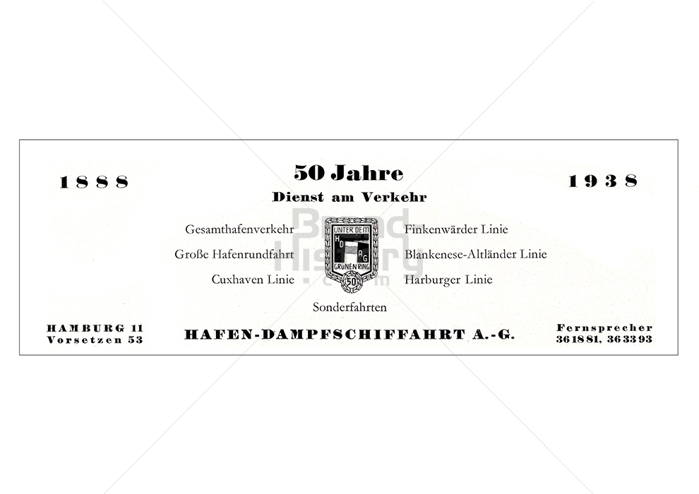 HAFEN-DAMPFSCHIFFAHRT A.-G.
