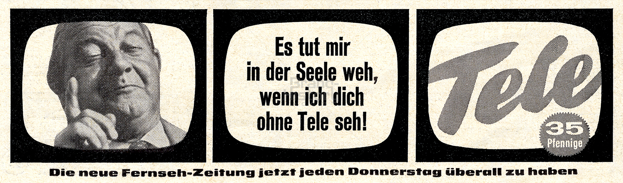 Tele · Zeitung für das Fernsehen in der Illustrierten QUICK