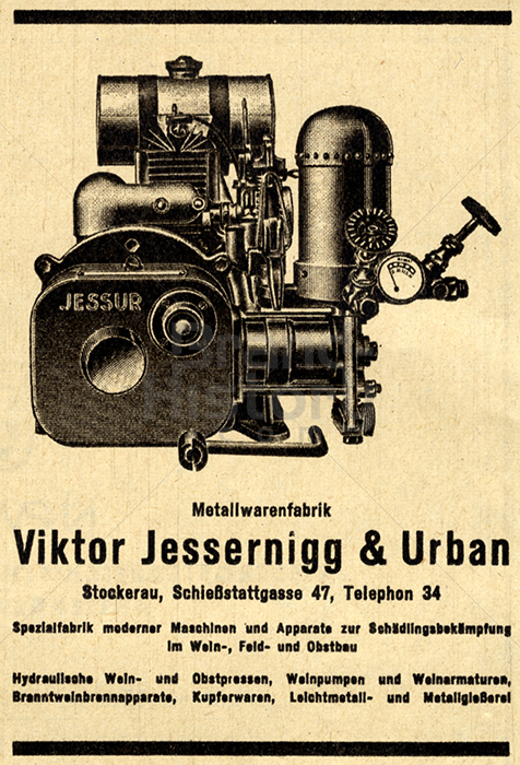V. JESSERNIGG & URBAN, STOCKERAU